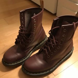 Dr. Martens 1460 Classic Maroon Boot, like new, 7